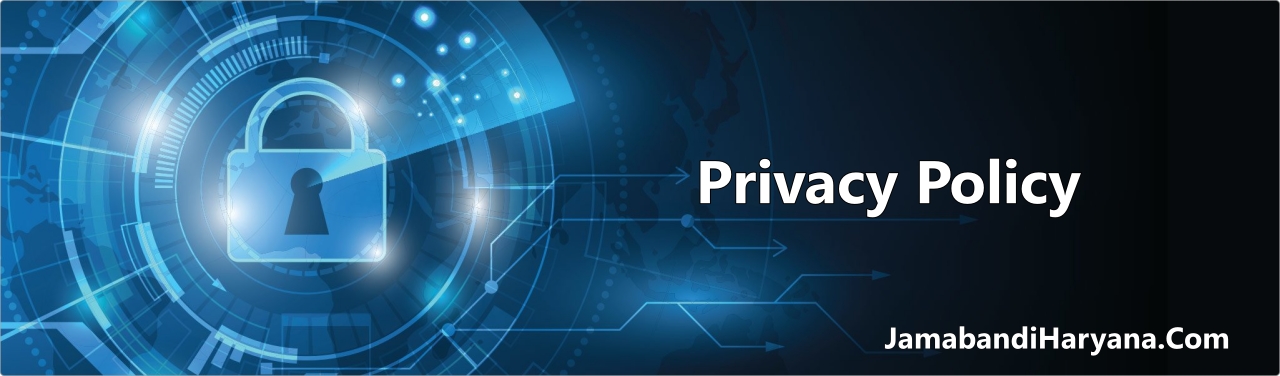 Privacy Policy for JamabandiHaryana.Com